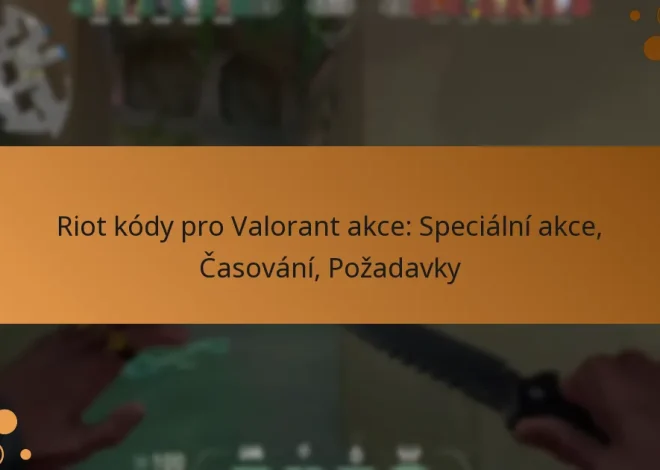 Riot kódy pro Valorant akce: Speciální akce, Časování, Požadavky