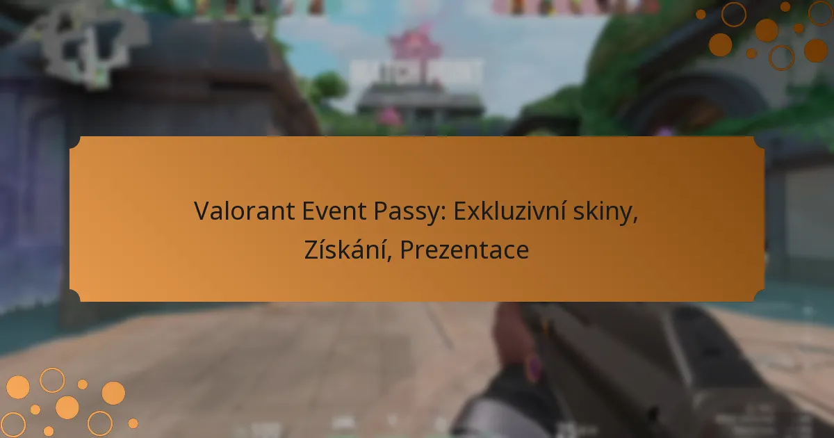 Valorant Event Passy: Exkluzivní skiny, Získání, Prezentace