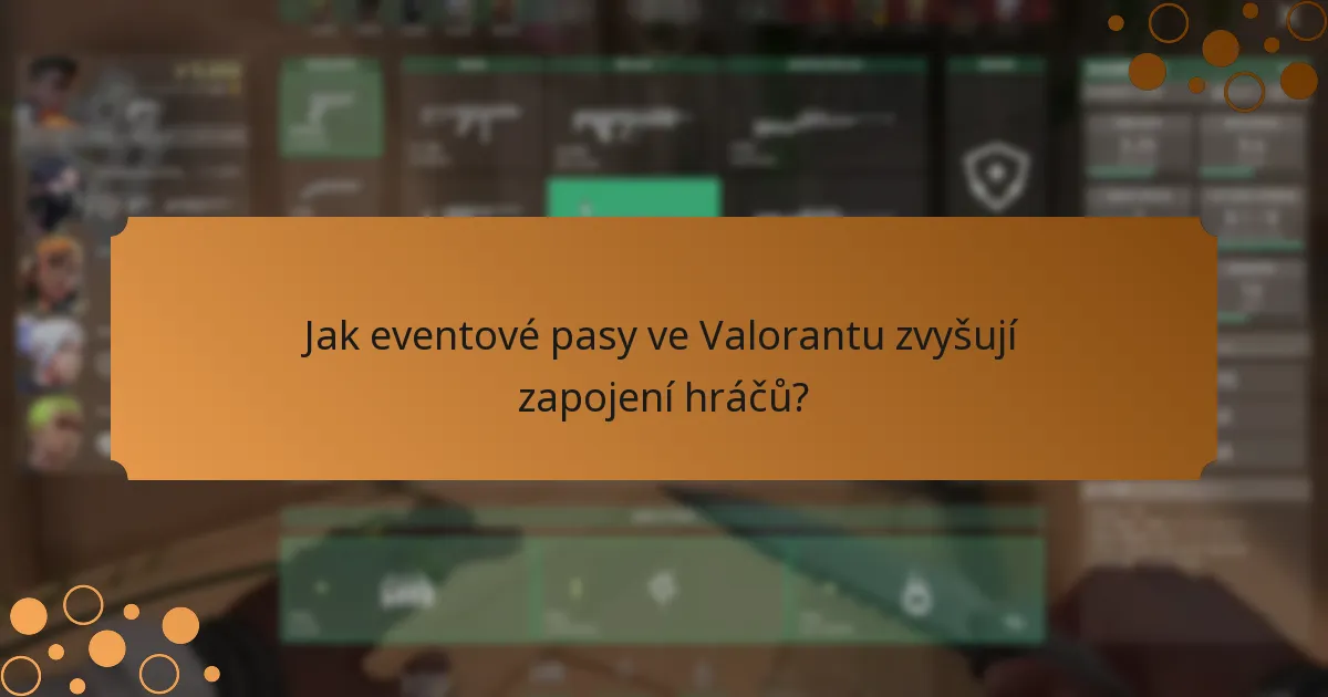 Jak eventové pasy ve Valorantu zvyšují zapojení hráčů?