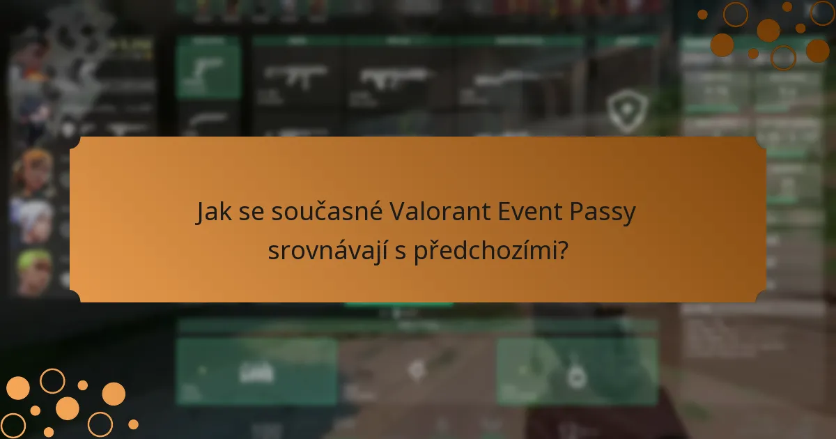 Jak se současné Valorant Event Passy srovnávají s předchozími?